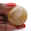 Ciottolo di quarzo giallo del Madagascar per vetrina mineralogica - 2