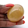 Quarzo giallo malgascio in piccolo ciottolo di pietra naturale - 2