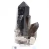 Cristallo di quarzo morione del Brasile su base in acrilico, da collezione - 4
