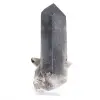 Cristallo di quarzo morione del Brasile su base in acrilico, da collezione - 6