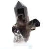 Prisma di quarzo morione del Brasile, esemplare su base in acrilico - 3