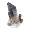 Cristallo sottile di quarzo morione brasiliano su base, da collezione - 0