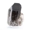 Quarzo morione del Brasile, cristallo nero naturale montato su base - 3