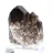 Quarzo morione del Brasile, cristallo nero naturale montato su base
