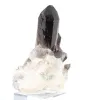 Cristallo di quarzo nero morione, origine Brasile, fornito con base - 2