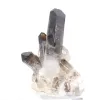 Cristallo di quarzo nero morione, origine Brasile, fornito con base - 4