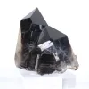 Piccolo cristallo di quarzo morione naturale del Brasile su base in acrilico - 3