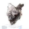 Cristallo di quarzo morione di origine brasiliana, espositore in acrilico - 6