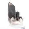 Esemplare cristallino di quarzo morione del Brasile, base in acrilico inclusa - 2
