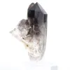 Mini cristallo di quarzo morione del Brasile, pietra nera su base - 2