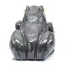Rana decorativa in pietra di steatite boliviana - 4