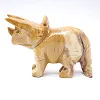 Triceratopo in steatite naturale della Bolivia - 1
