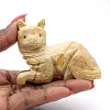 Gatto scolpito in steatite della Bolivia - 0