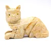 Gatto scolpito in steatite della Bolivia - 1