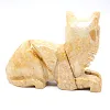 Gatto scolpito in steatite della Bolivia - 3