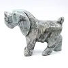 Cane in steatite: oggetto animalier scolpito della Bolivia - 1