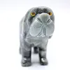 Statuina di cane scolpita in steatite boliviana - 2