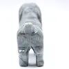 Statuina di cane scolpita in steatite boliviana - 4