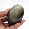Ciottolo di ossidiana dorata del Messico, pietra naturale levigata - 0