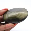Ossidiana dorata del Messico in piccolo ciottolo levigato da 70 g - 0