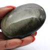 Ciottolo di ossidiana dorata messicana, pietra levigata da 100 g - 0