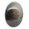 Ciottolo in ossidiana dorata del Messico, pezzo levigato da 100 g - 2