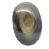 Ciottolo levigato di ossidiana dorata messicana, formato da 80 g - 2