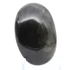 Ciottolo di ossidiana dorata del Messico, pietra naturale levigata - 2