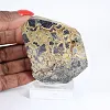 Schalenblende polacca in fetta levigata, esemplare mineralogico - 1