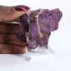 Purpurite naturale del Portogallo montata su base - 1