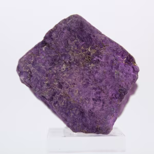 Purpurite portoghese grezza montata su base per collezione