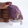 Purpurite grezza portoghese – Esemplare mineralogico su base - 1