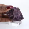 Purpurite grezza del Portogallo – Pezzo da collezione su base - 1