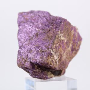 Purpurite grezza del Portogallo – Pezzo da collezione su base