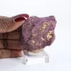 Purpurite del Portogallo grezza su base – Esemplare naturale - 1