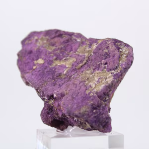 Purpurite naturale portoghese su base – Minerale grezzo