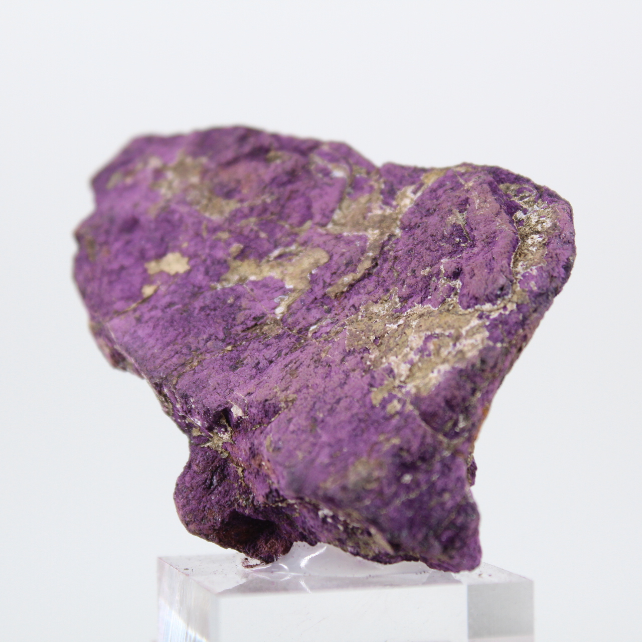 Purpurite naturale portoghese su base – Minerale grezzo