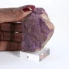 Purpurite grezza portoghese – Minerale da collezione su base - 1