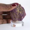 Purpurite portoghese grezza su base – Pezzo mineralogico - 1