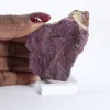 Purpurite del Portogallo – Roccia grezza da collezione su base - 1