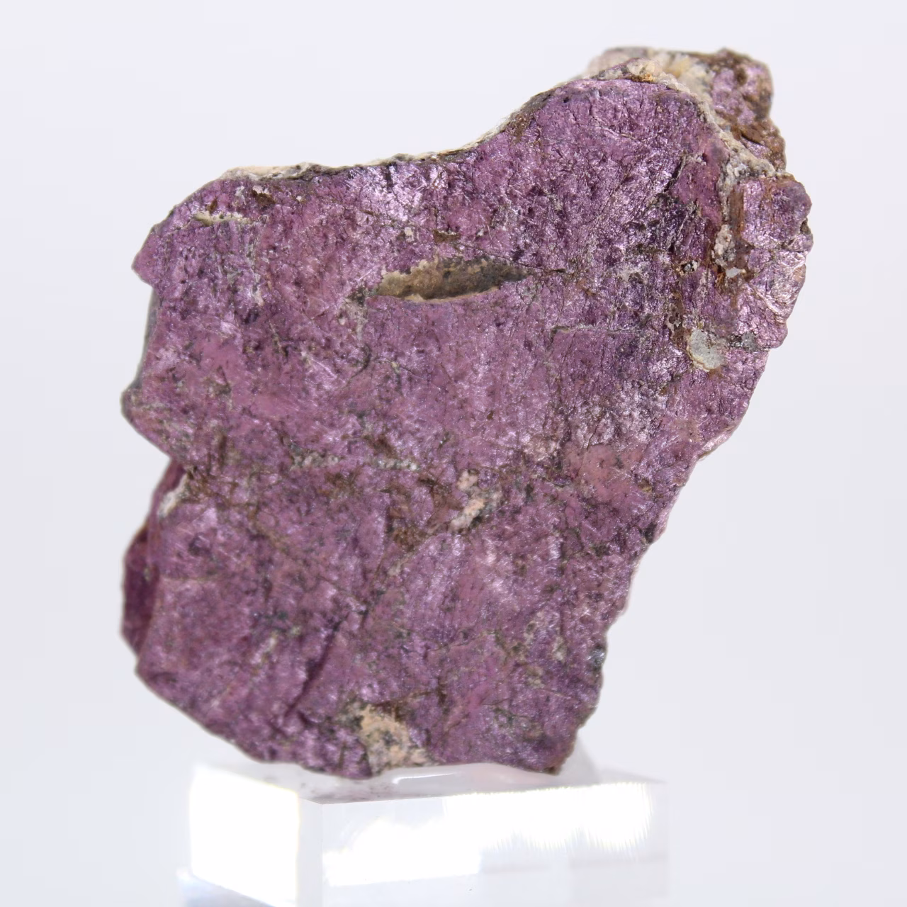 Purpurite del Portogallo – Roccia grezza da collezione su base