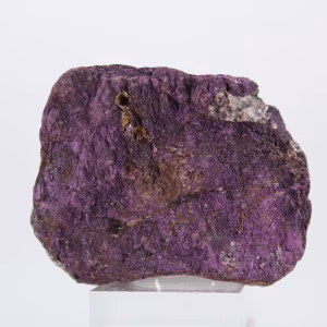Purpurite del Portogallo su base – Esemplare minerale grezzo