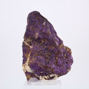 Purpurite del Portogallo grezza – Pezzo da collezione montato su base